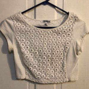 White Crop Top